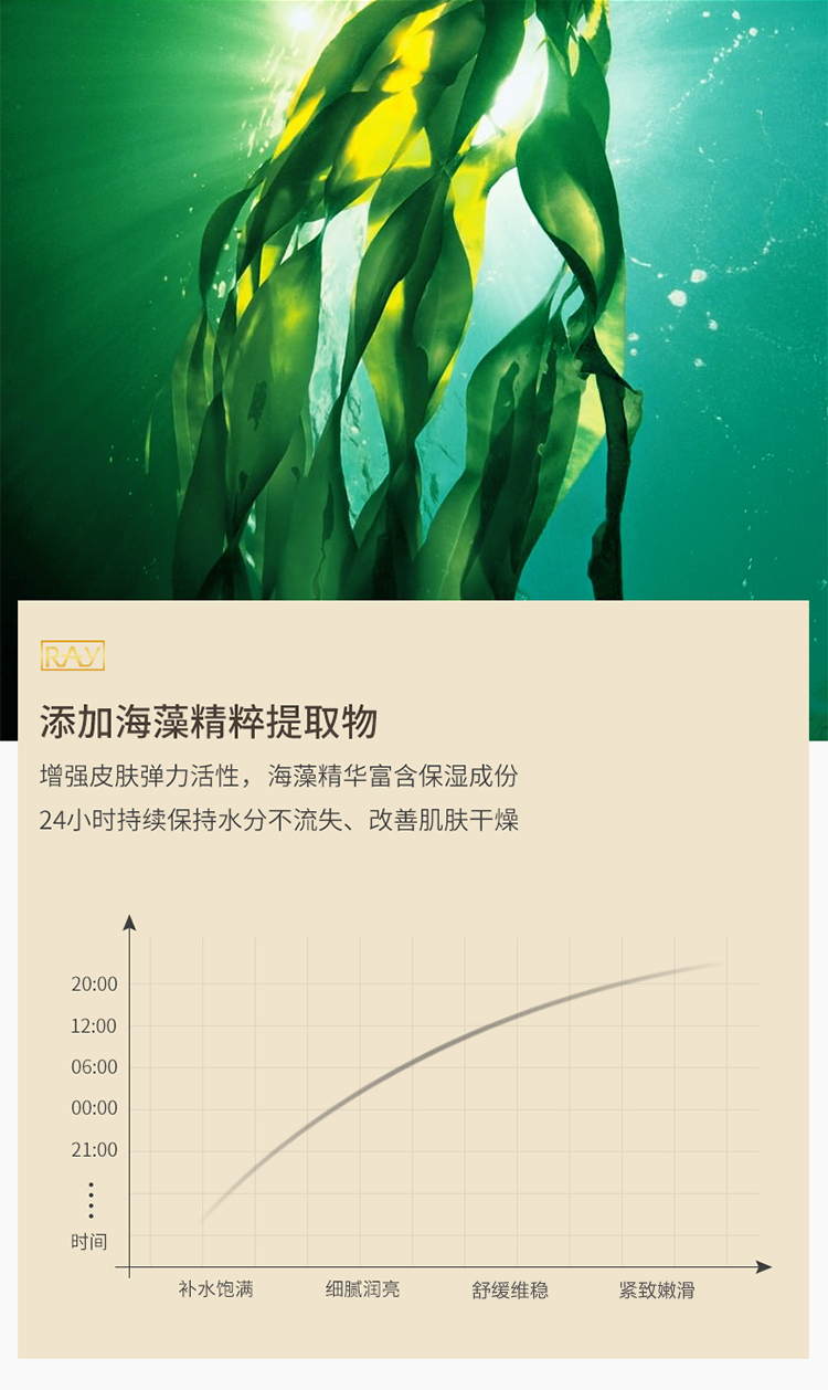 妆蕾RAY金色提亮面膜3盒+银色补水面膜3盒（套装已含附件，共6盒）