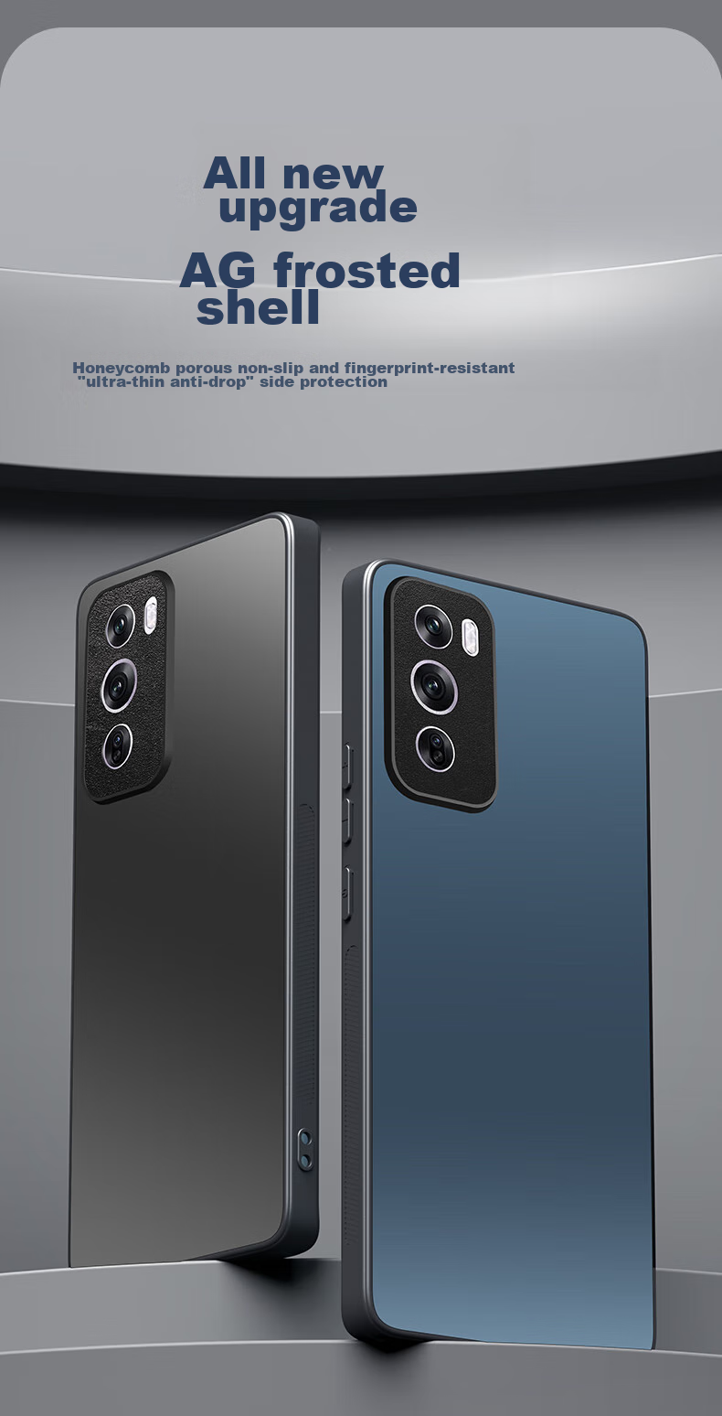 Чехол HotFire для OPPO Reno12, противоударный, противоскользящий, защищающий камеру, графитовый черный