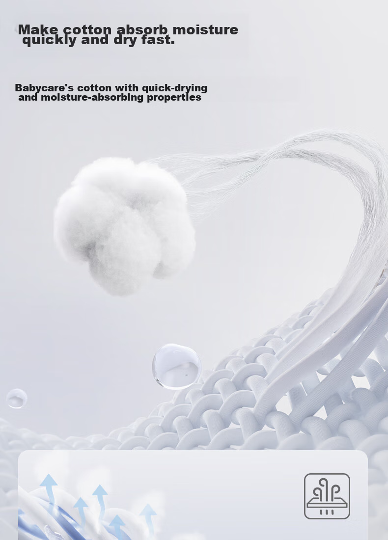 Подушка для новорожденных Babycare, дышащая, машинная стирка, Qiqi Tiankong, светло-голубой, 40*20