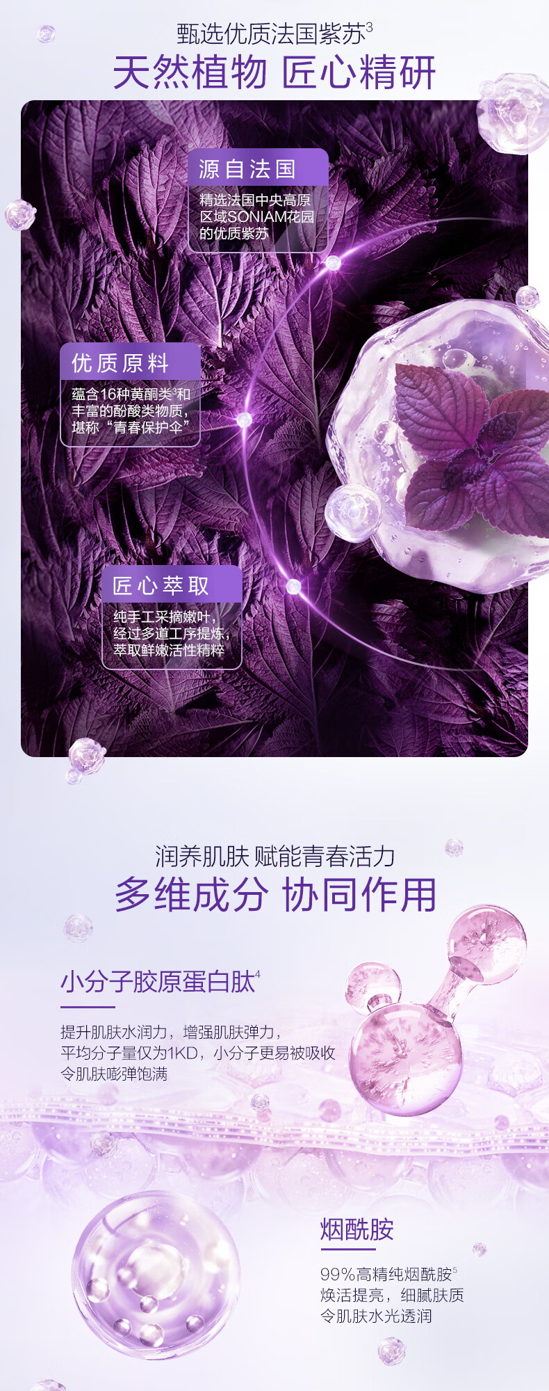 春夏法国紫苏弹嫩焕颜润肤乳60mL(滋润柔嫩 紧致淡纹)