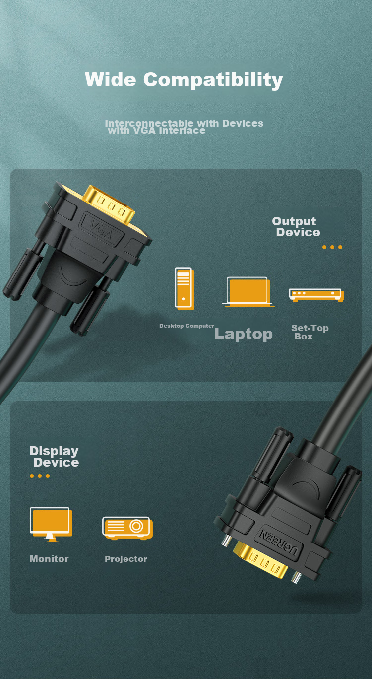 Кабель UGREEN VGA