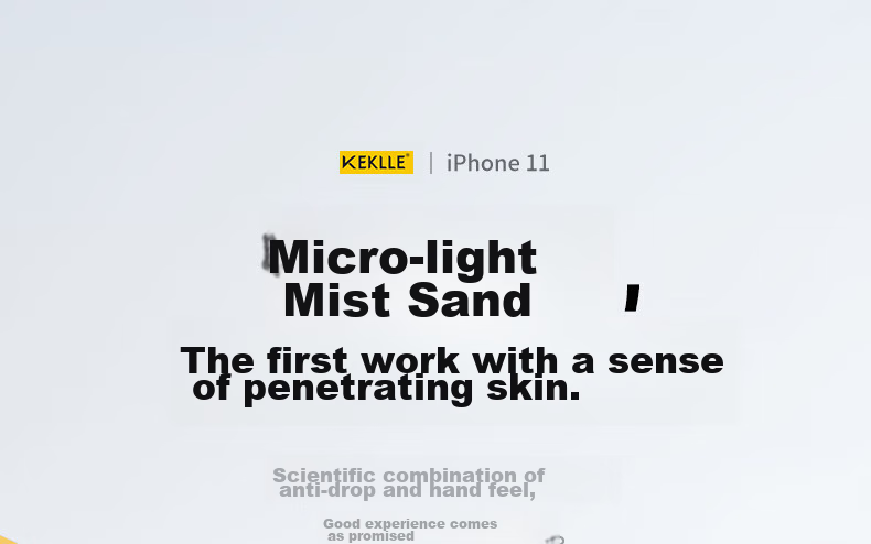 Чехол KEKLLE для Apple iPhone 11, полупрозрачный матовый, черный, противоударный, с защитой от отпечатков пальцев