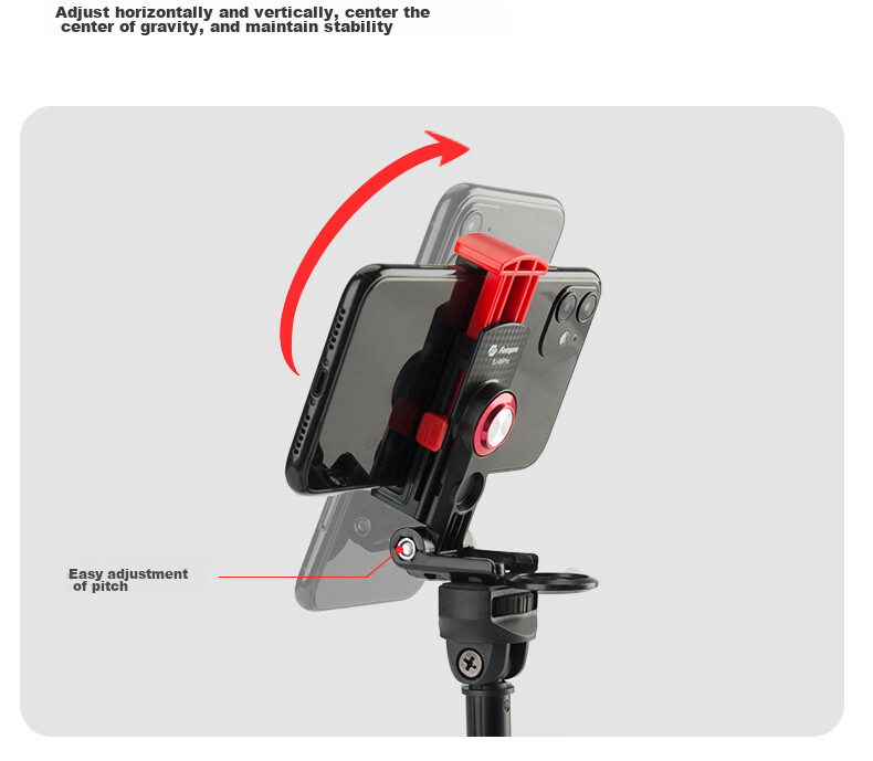 Bluetooth-селфи-палка Fotopro SY100+SJ86PRO для телефонов (горизонтальная и вертикальная), настольный штатив для телефона, подставка для мобильной прямой трансляции