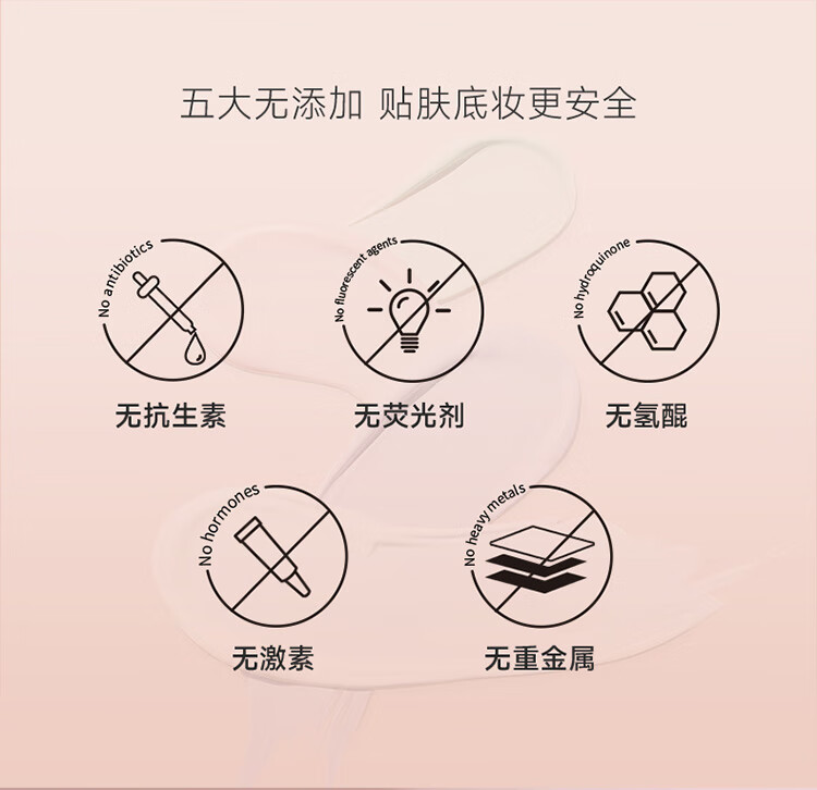 姬芮（ZA）双色隔离霜防晒遮瑕霜妆前乳三合一白色35g+紫色35g 军训
