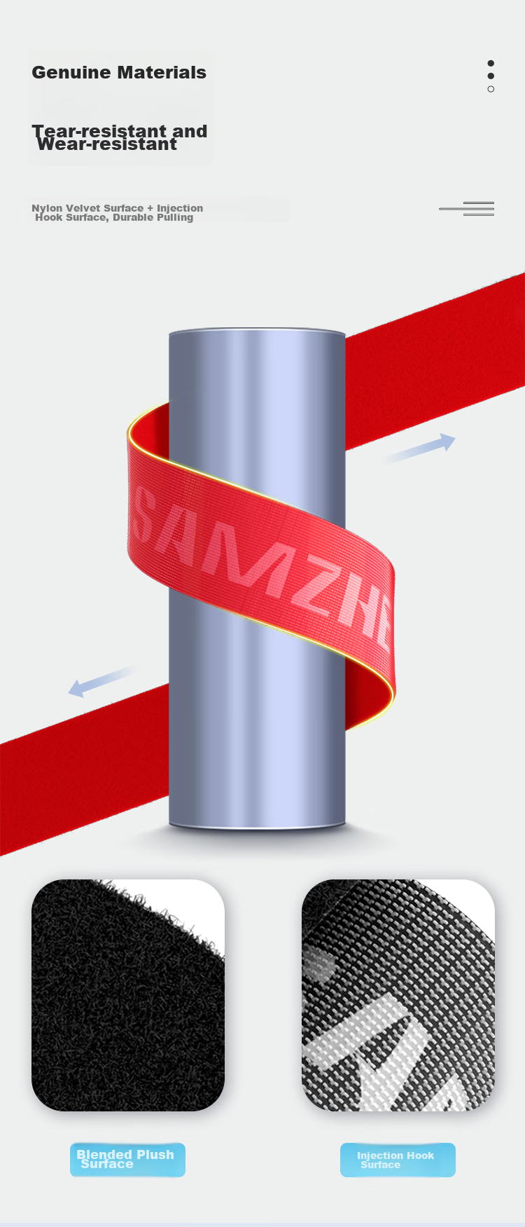 Кабель-органайзер SAMZHE Velcro, 7 цветов, 11x150 мм, набор для управления кабелями, самоклеящиеся нейлоновые стяжки