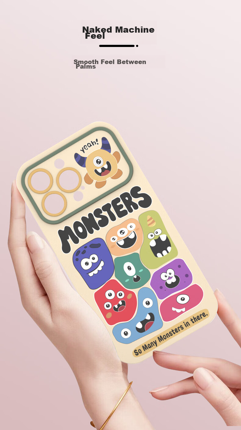 Чехол для Apple iPhone 15 Pro Max ZiTai "Monster Party", противоударный, из ТПУ, с рисунком