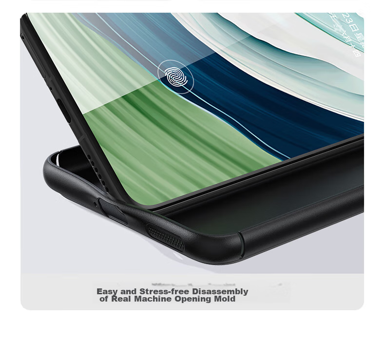 Чехол DIVI для Huawei Mate60, из натуральной кожи, защита камеры, полный охват, ультратонкий, противоударный, элегантный зеленый