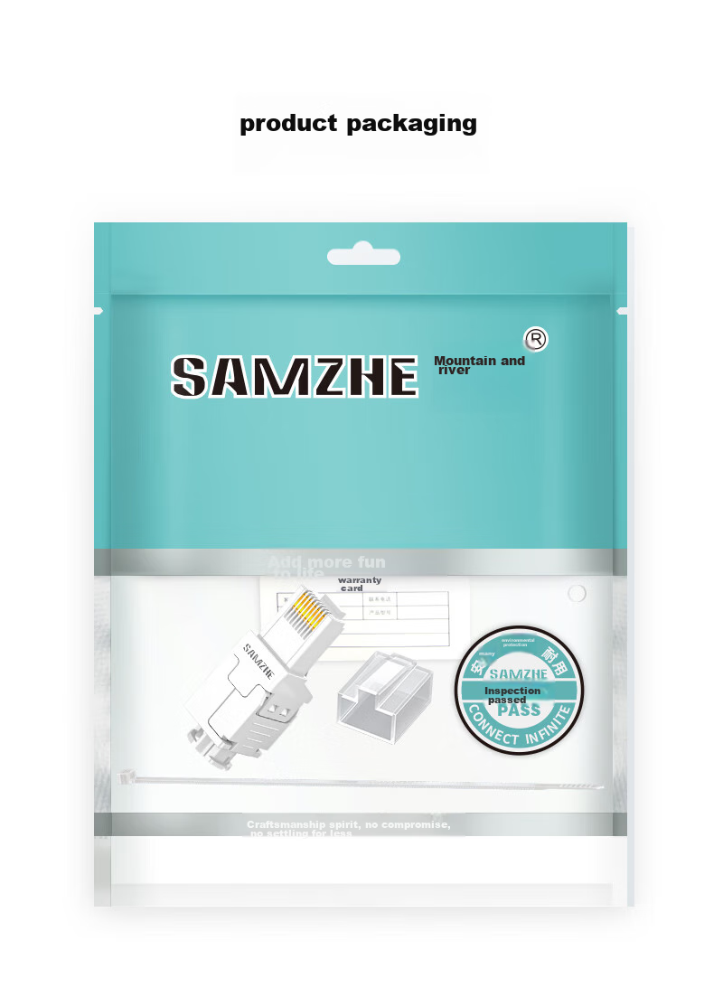 Разъём RJ45 SAMZHE MD61B, Cat6, без инструмента, 8P8C, для сетевого кабеля