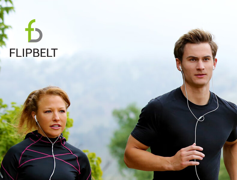 Поясная сумка Flipbelt Zipped Waist Pack, для спорта, бега, туризма, марафона, велоспорта, размер XL, звездный серый