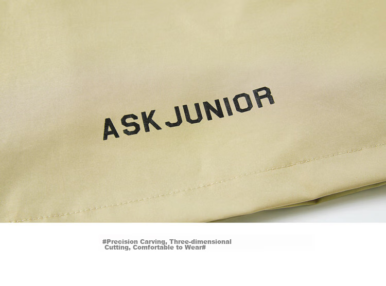 Детская демисезонная куртка ASK JUNIOR для мальчика, с капюшоном, утепленная, цвет хаки, размер 170