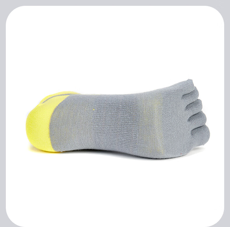 Носки TFO Competition-Grade Quick-Dry Five-Toe Socks, мужские, серые, размер M