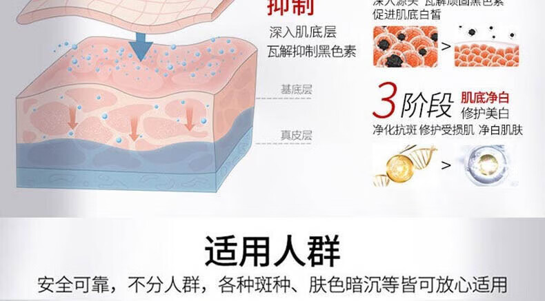  广药白云山祛斑美白洗面奶烟酰胺提亮控油去黑头深层清洁洁面乳男女通用150g