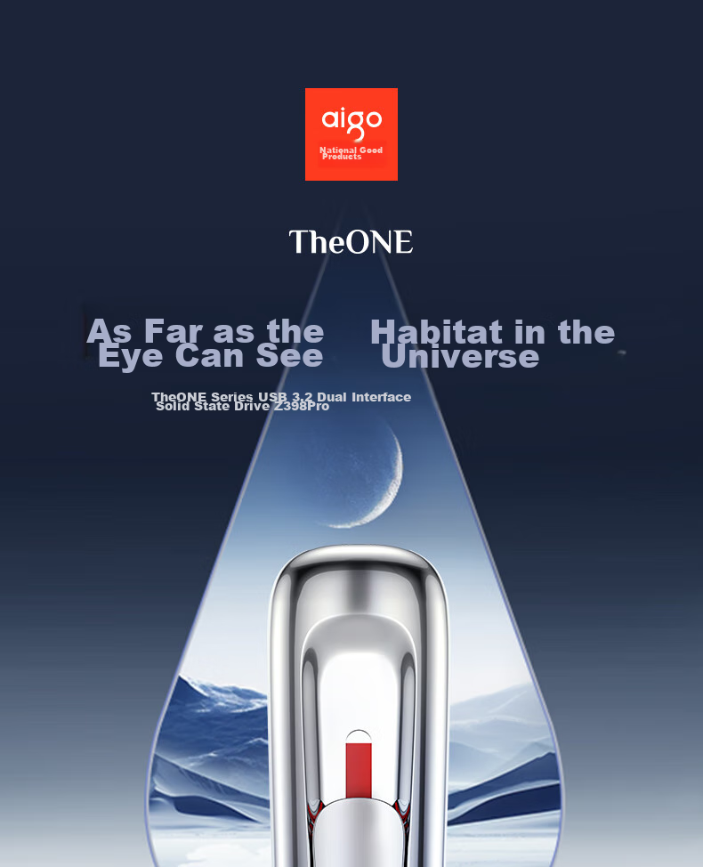 Aigo Z398Pro 2TB USB 3.2 Type-C SSD флеш-накопитель