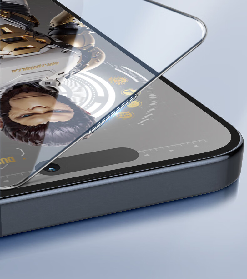 Защитное стекло BLUEO для iPhone 15 Pro Max, с AR-покрытием, защита от отпечатков пальцев и бликов