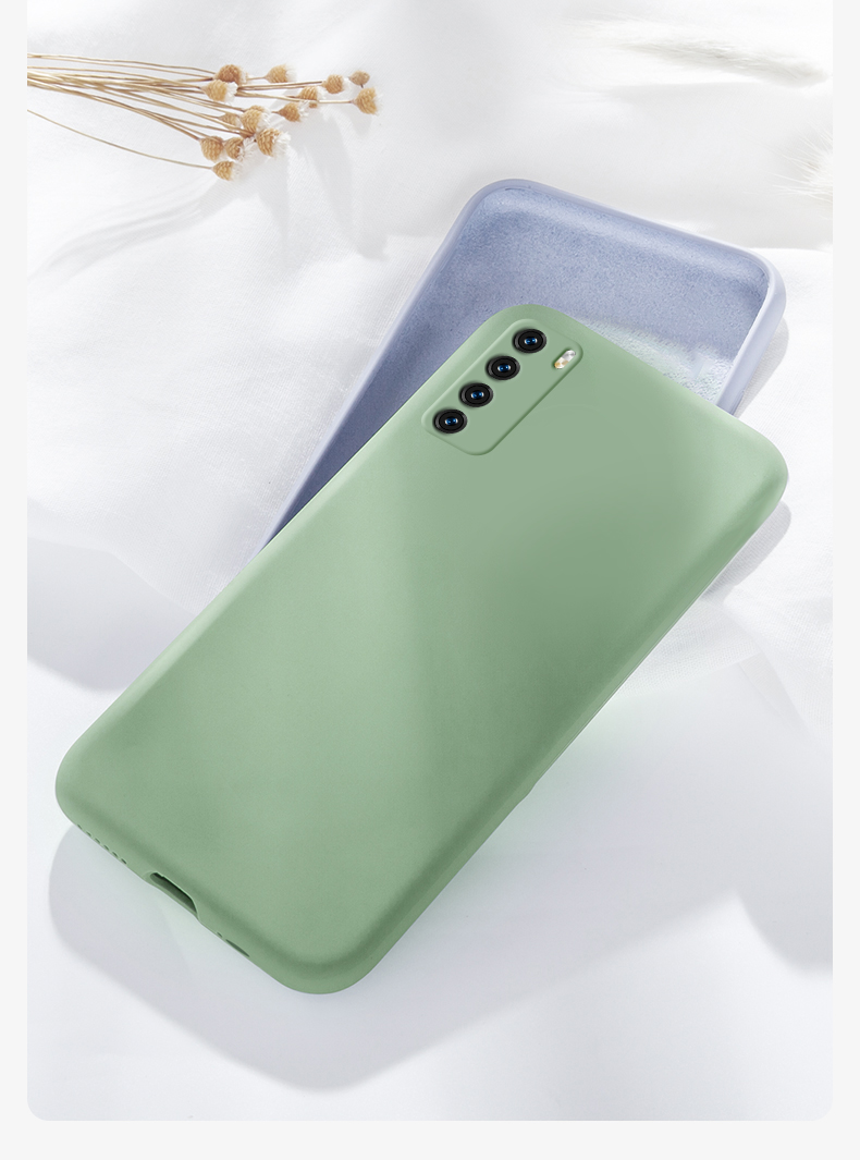 Чехол для Huawei Nova 7 KEKLLE, противоударный, силиконовый, черный