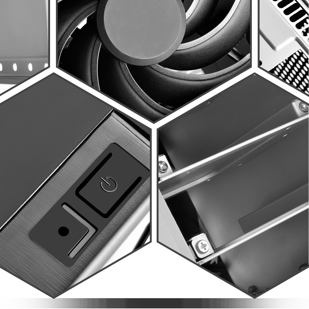 Корпус Silverstone SG11 M-ATX для ПК, черный, без блока питания