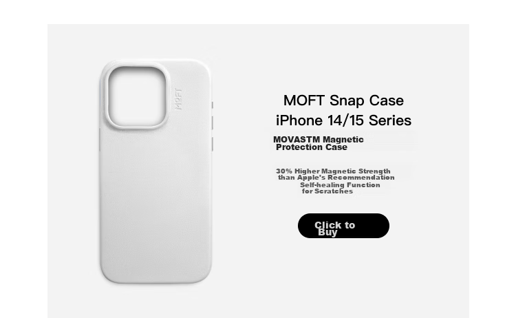 Магнитный держатель для телефона MOFT, версия Enhanced, серый