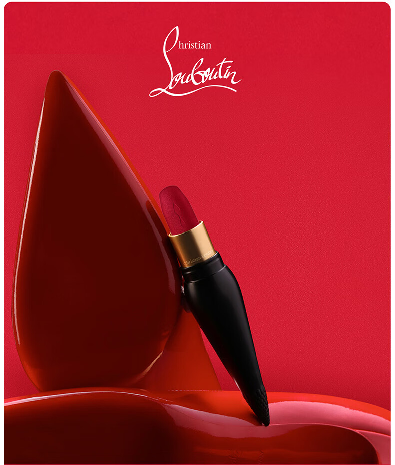 路铂廷（Christian Louboutin）CL女王权杖唇膏001M萝卜丁口红礼盒套装化妆品生日礼物送女友老婆