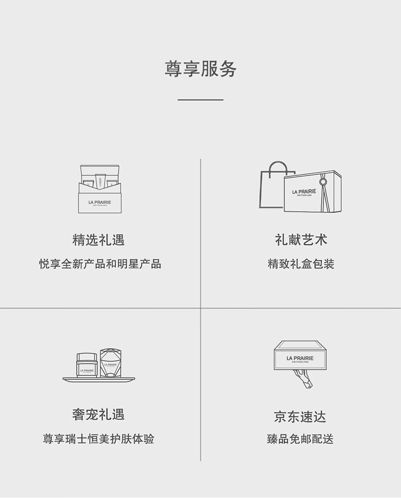 莱珀妮（La Prairie）鱼子精华琼贵眼霜20ml护肤品礼盒保湿紧致提升抗皱38女神节礼物