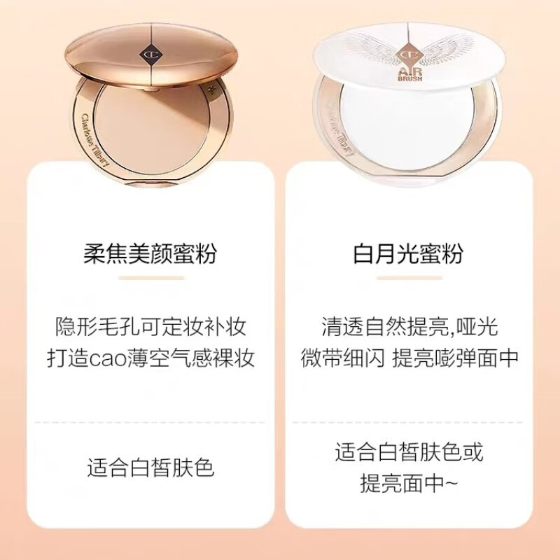 Charlotte Tilbury CT 柔焦美颜蜜粉0.8g(小金盘) 小样旅行装