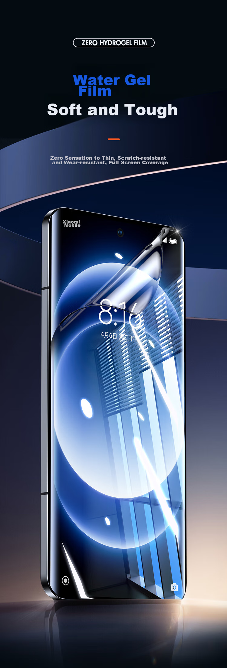 Защитная гидрогелевая пленка BIAZE для Xiaomi 15Pro/15Ultra/14pro/14ultra, полноэкранная, противоударная, HD, 2 шт.