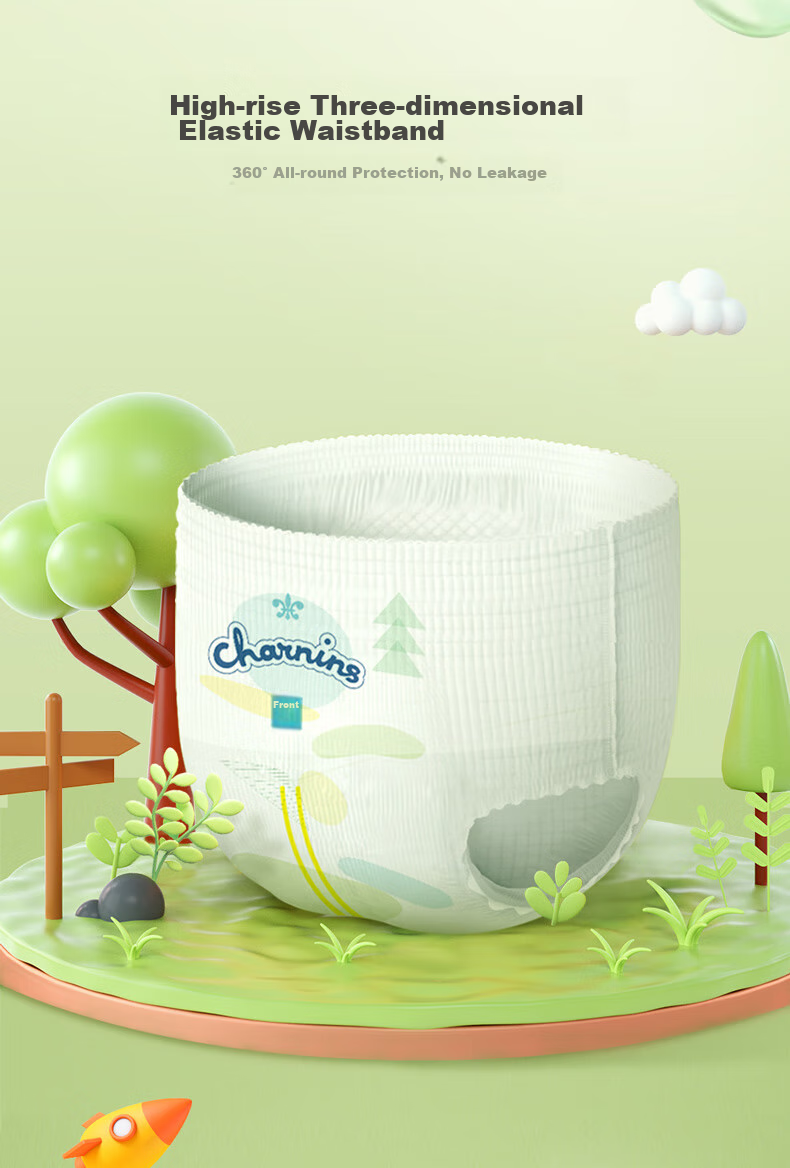 Подгузники-трусики Jiaying Oxygen Forest, размер XL, 76 шт. (12-17 кг), для малышей, дышащие, ультратонкие, с защитой от протеканий