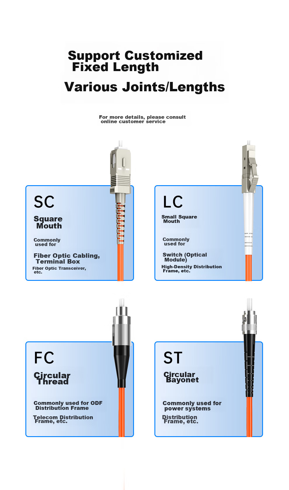 Патч-панель SK-LINK LC-ST OM2 UPVC, 1 метр, желтая
