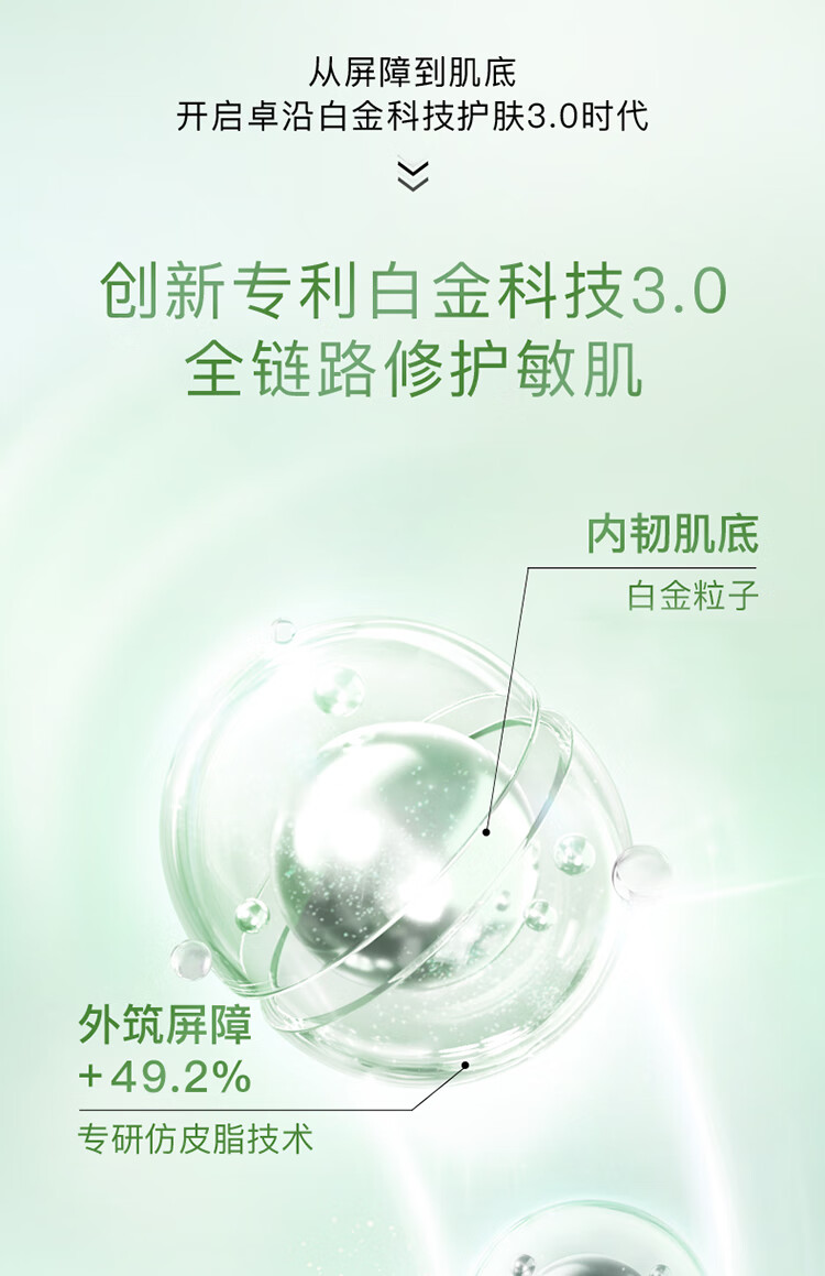 卓沿（SKIN ADVANCED）屈臣氏SA卓沿白金净颜系列 控油祛痘调护乳液50ml