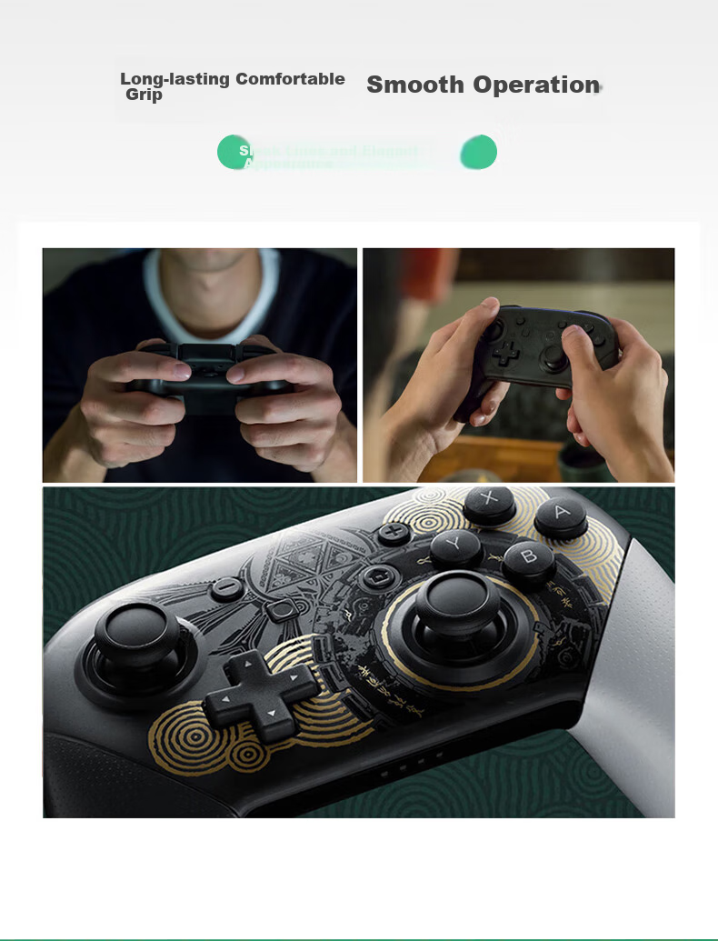 Nintendo Switch Pro Controller Kingdom Hearts Limited Edition (японская версия) - беспроводной геймпад для Nintendo Switch, Bluetooth, до 40 часов работы
