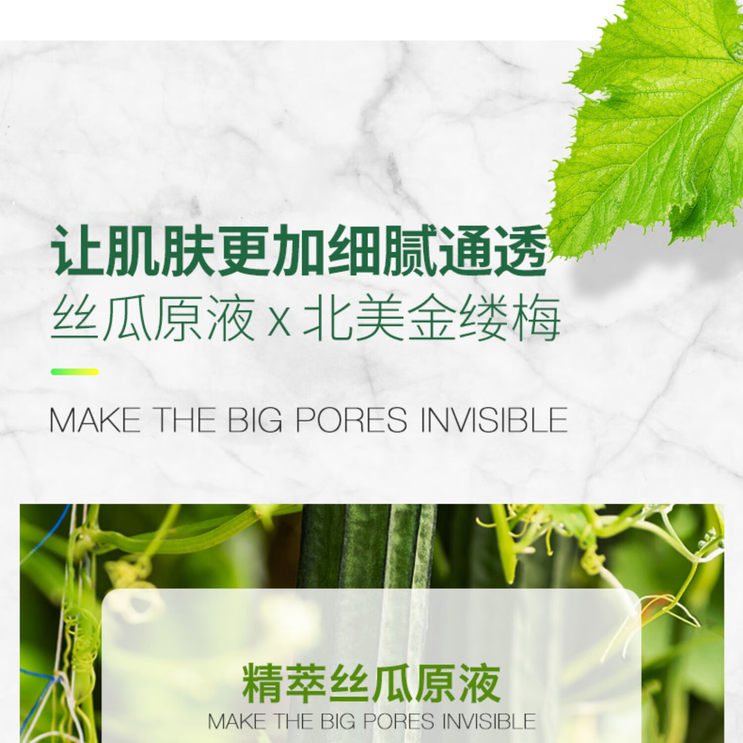 安安金纯 A'Gensn爽肤水丝瓜薏仁水500ml*2