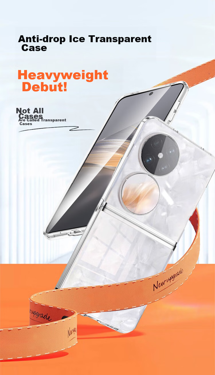 Чехол для Huawei Pocket 2 KOOLIFE, прозрачный, силиконовый, с защитой от падений, простой стиль
