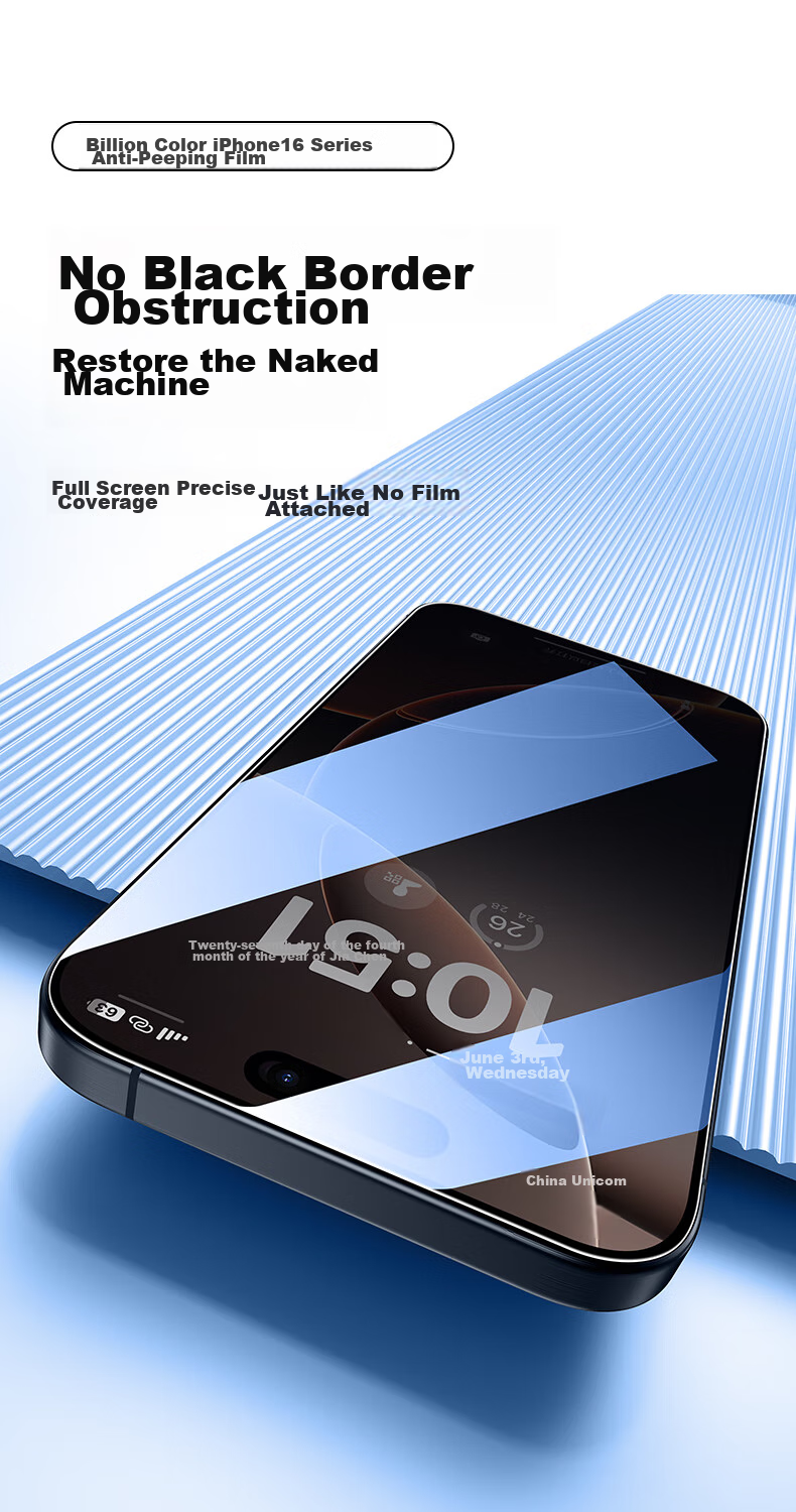 Защитное стекло для iPhone 16 Pro Max