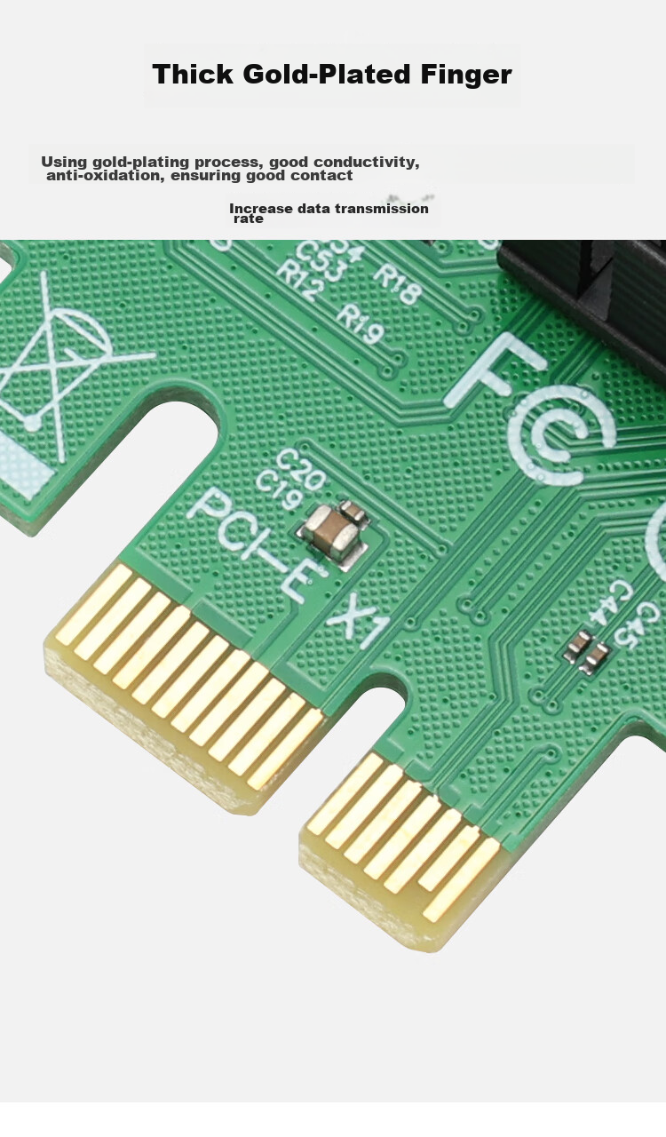 Сетевая карта MOGE MC2249, Gigabit Ethernet, 2 порта RJ-45, PCIe