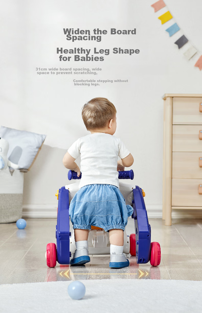 Детский ходунок-каталка babycare с регулируемой скоростью, многофункциональный балансировочный велосипед с защитой от опрокидывания, для детей от 9 месяцев до 3 лет, Keluomei