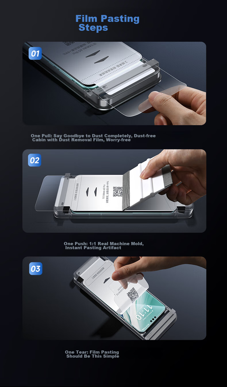 Защитная пленка DIVI Ice Ceramic для Huawei Mate60/50, полноэкранная, гидрогелевая, высокая четкость, с защитой от отпечатков пальцев