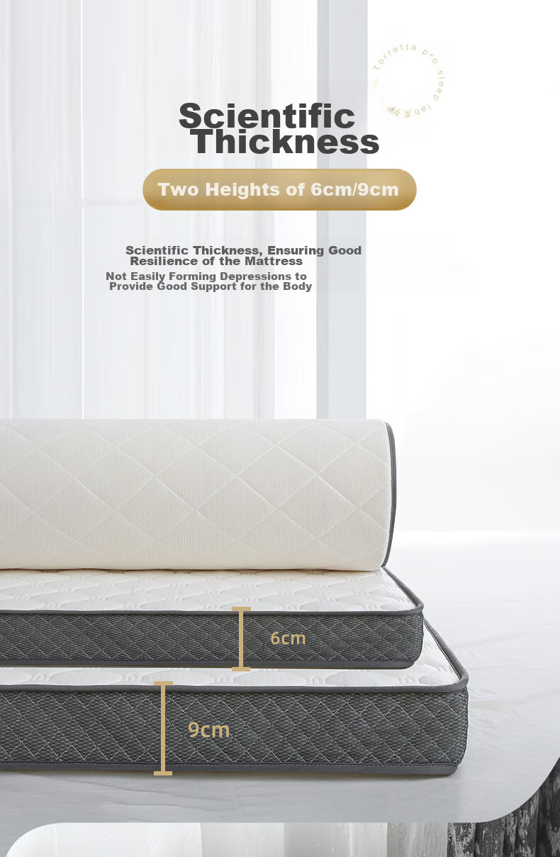 Наматрасник La Torretta Latex Student Mattress, 0.9м односпальный, антибактериальный, для общежития, мягкий, 1.2м