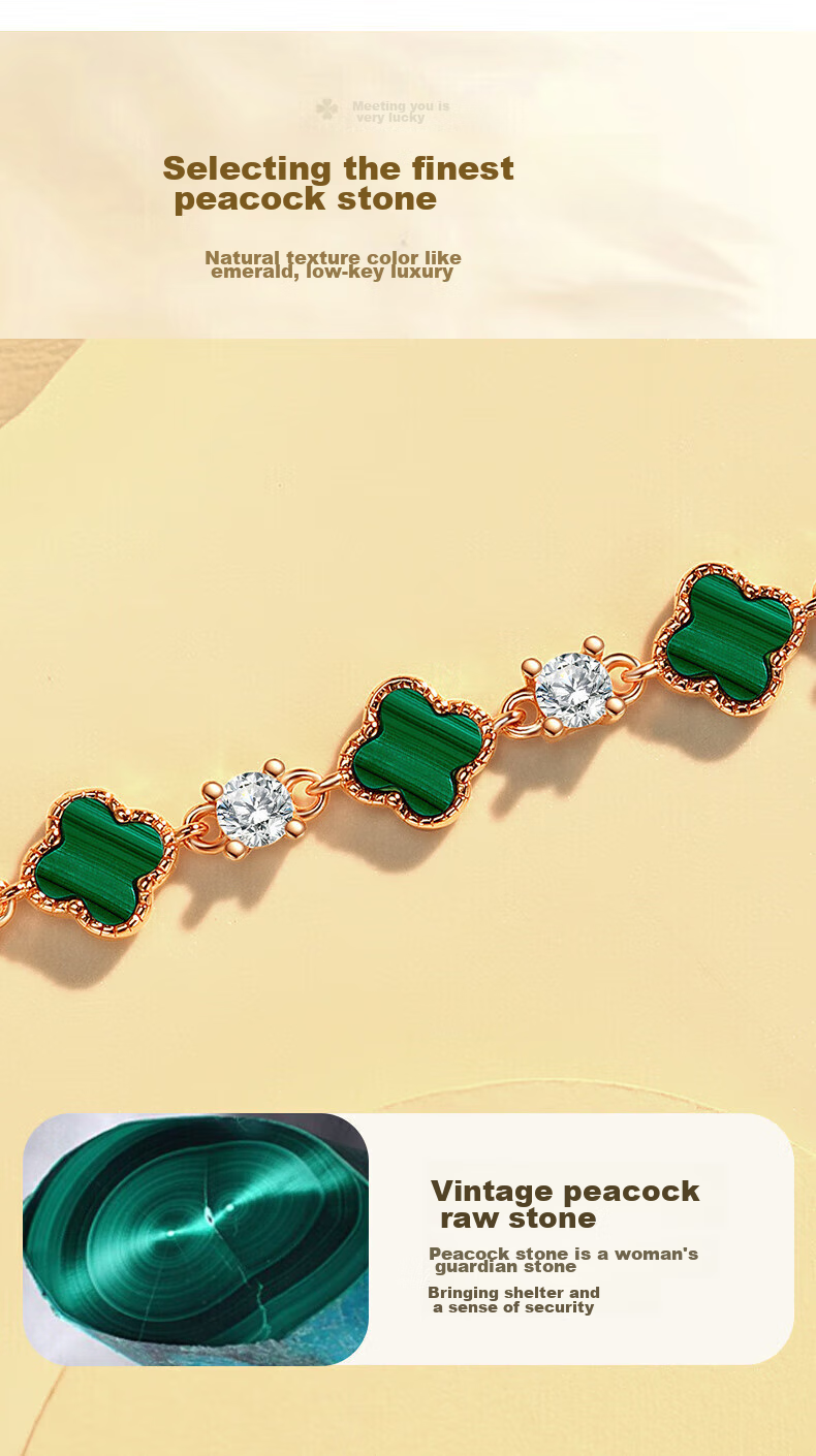 Браслет GLTEN с цирконами Swarovski "Четырехлистный клевер", из чистого серебра, для женщин, подарок на День Святого Валентина, день рождения, Новый год