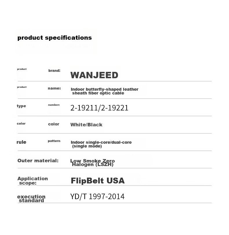 Оптический кабель WANJEED
