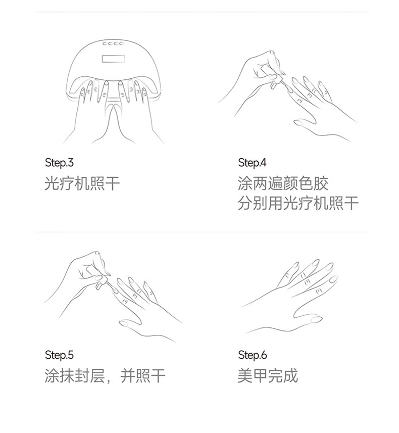 戈雅（gaoy）微笑瓶底胶封层套装晕染加固磨砂钢化指甲油胶美甲店专用 钢化封层GN003 11g