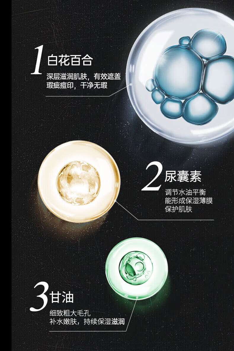左颜右色男士护肤水感亮透素颜霜护肤品50g面霜乳液补水保湿遮瑕隔离BB霜