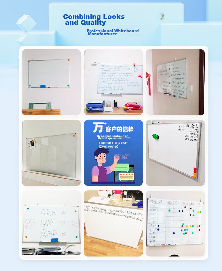 BBNEW Магнитная доска для записей 60x90 см, подвесная, для офиса, дома, обучения, рисования