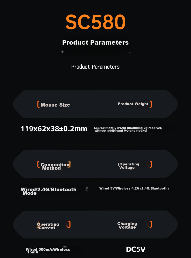 Беспроводная Bluetooth мышь AULA SC580, легкая, с противоскользящими наклейками, зарядка Type-C, регулируемый DPI до 10000, для компьютера, офиса и игр, белая