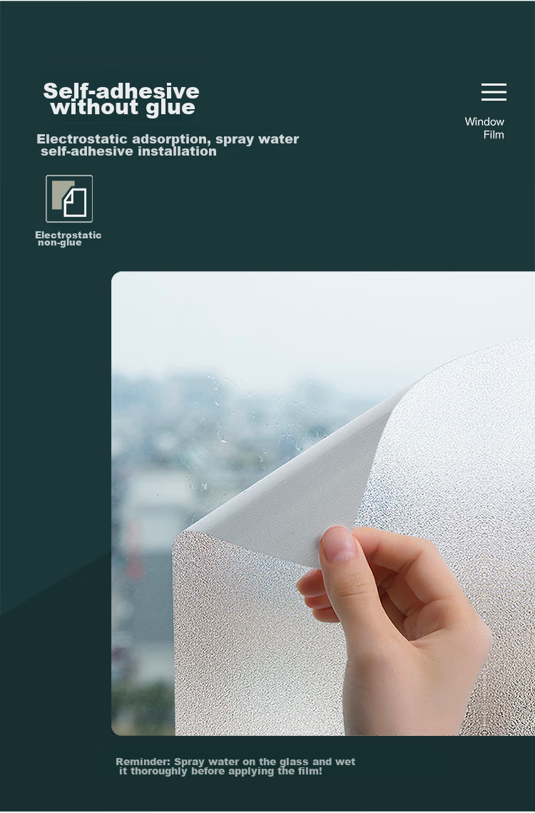 Пленка для окон Quatrefoil Pure Frosted Glass Film, статическая, без клея, для ванной комнаты, 90*300 см
