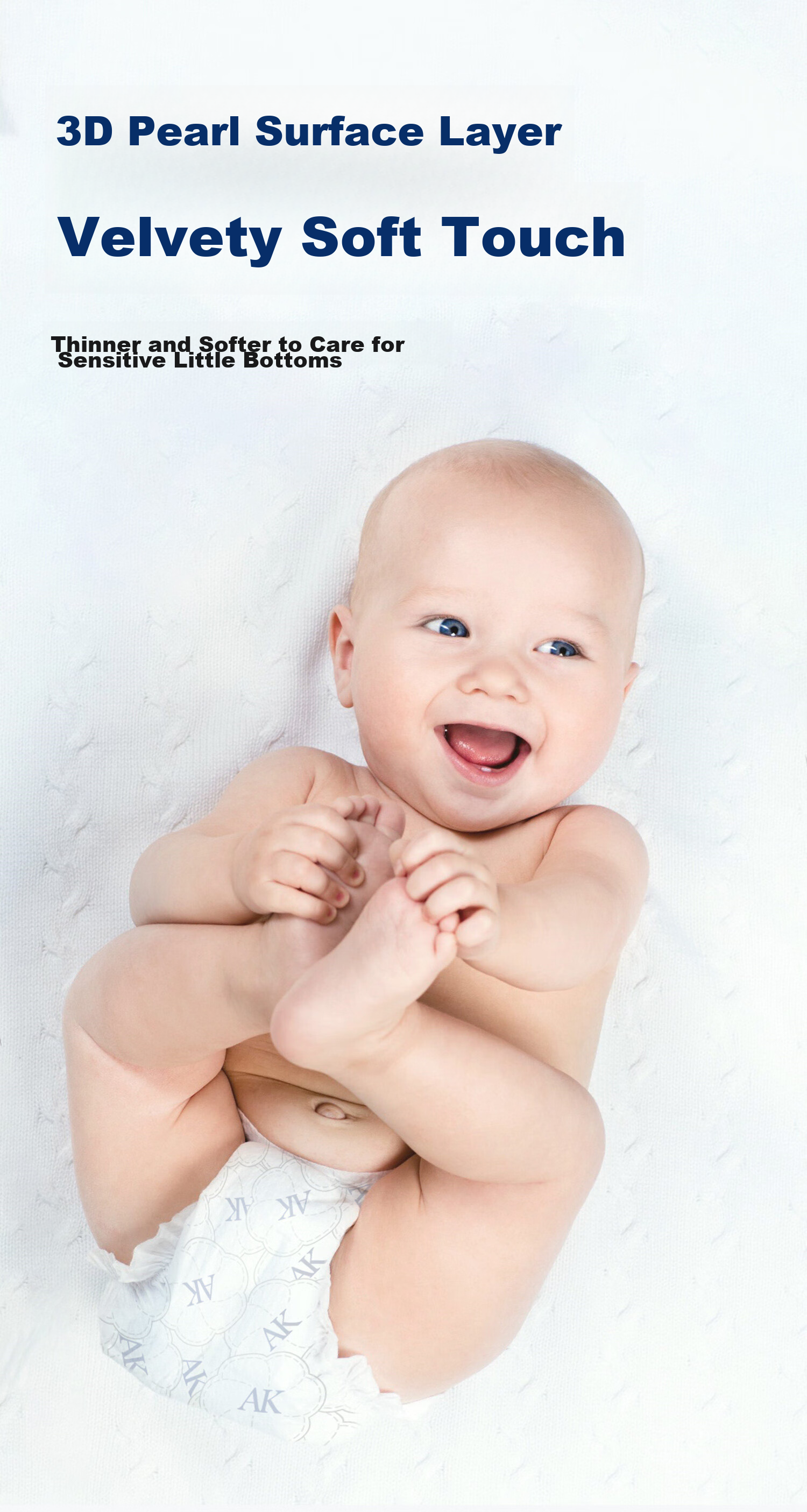 Подгузники-трусики AIKUUBEAR Pull-Up Diapers XL88 для детей от 11 до 13.5 кг, дышащие, ультратонкие, 88 штук
