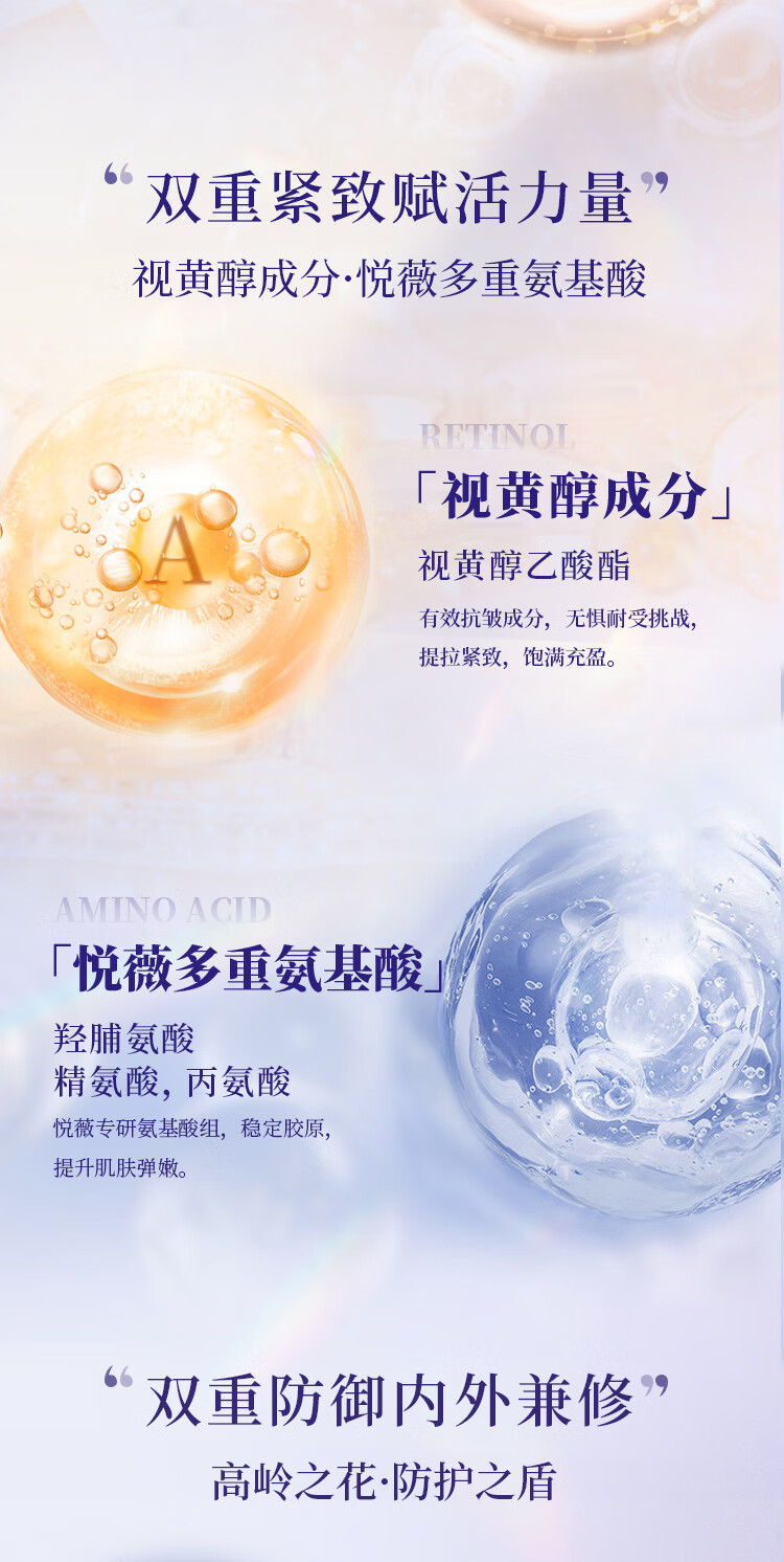 悦薇（Revital）小银帽防护精华乳40ml 轻薄防晒隔离SPF50+ 护肤品圣诞礼物送女友