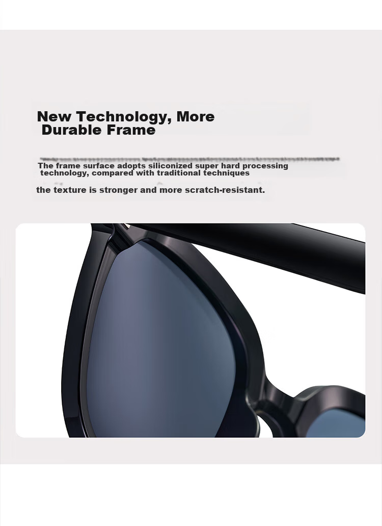 Солнцезащитные очки Xiaomi Mijia Square Polarized Sunglasses, унисекс, с защитой от УФ-лучей, черные