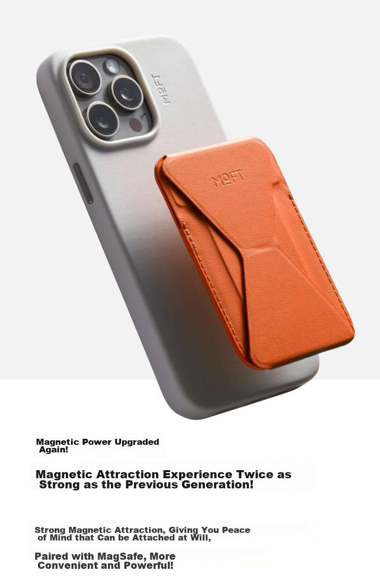 Магнитный держатель для телефона MOFT, версия Enhanced, серый