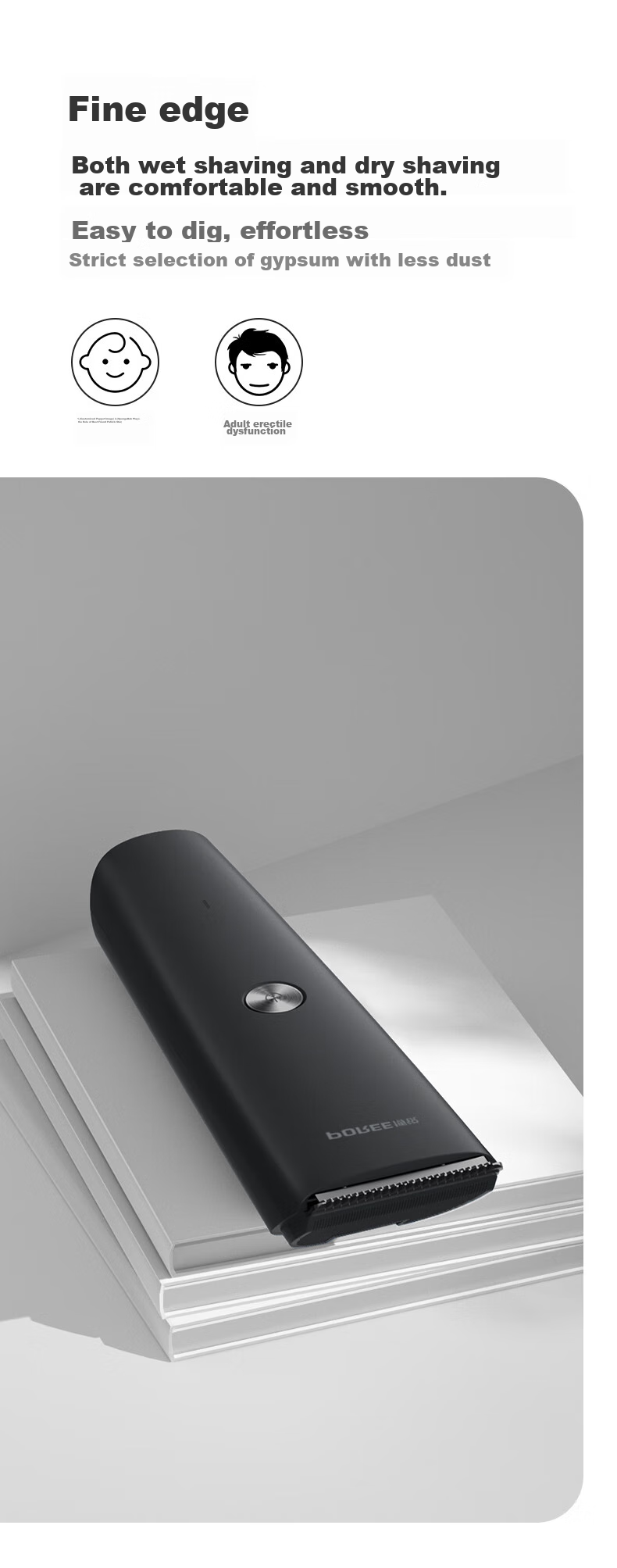 FLYCO Электрический триммер для стрижки волос PC1907, для взрослых и дома, с аксессуарами, самообслуживание, подарок на Новый год