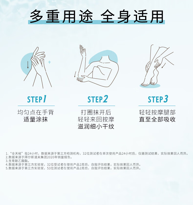 妮维雅（NIVEA） 润肤霜男女通用滋润肌肤细腻柔美多用润肤霜 多用柔美润肤霜200ml