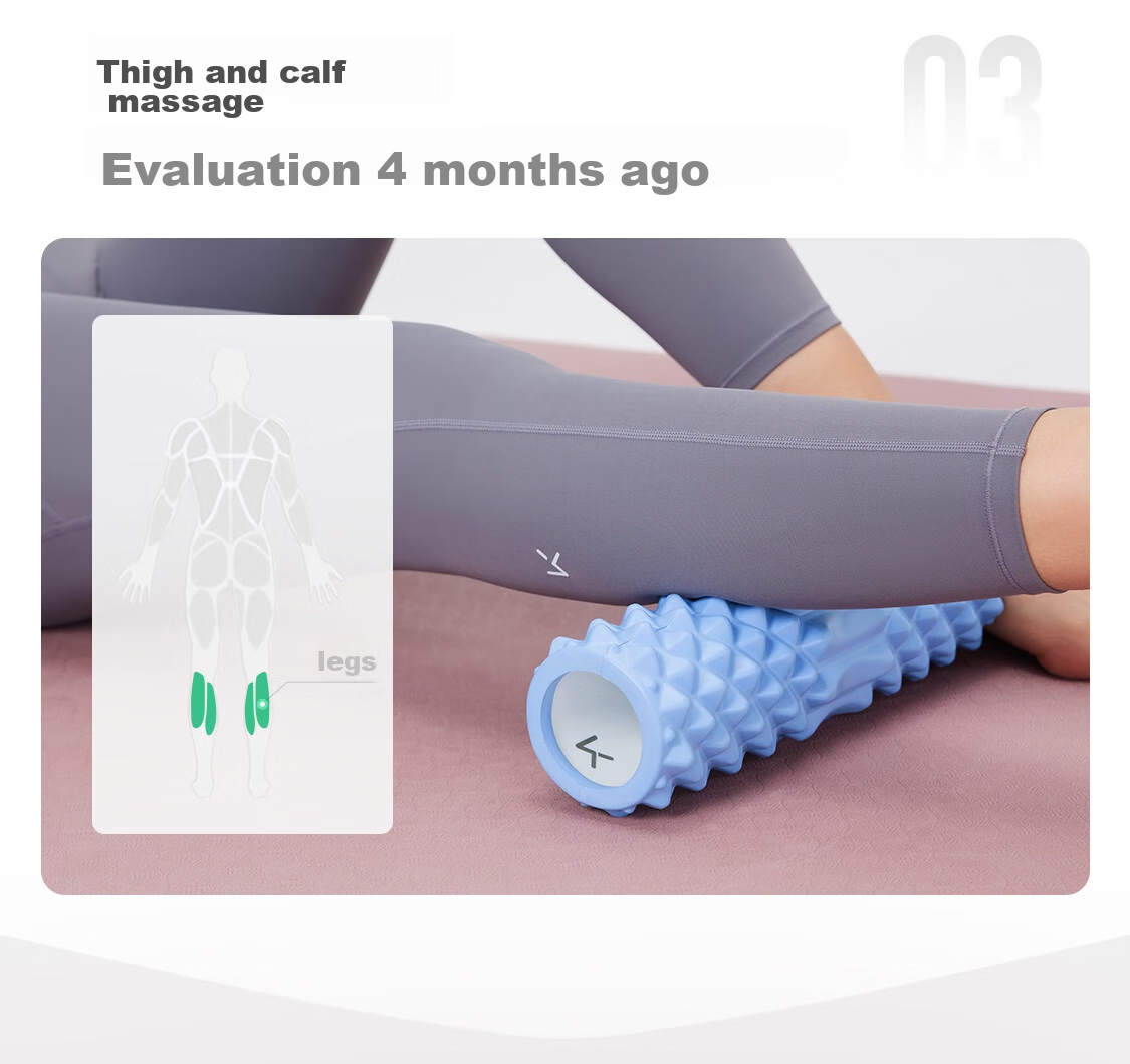Массажный ролик Keep Foam Roller, для йоги и фитнеса, для расслабления мышц, портативный, цвет вишневый розовый